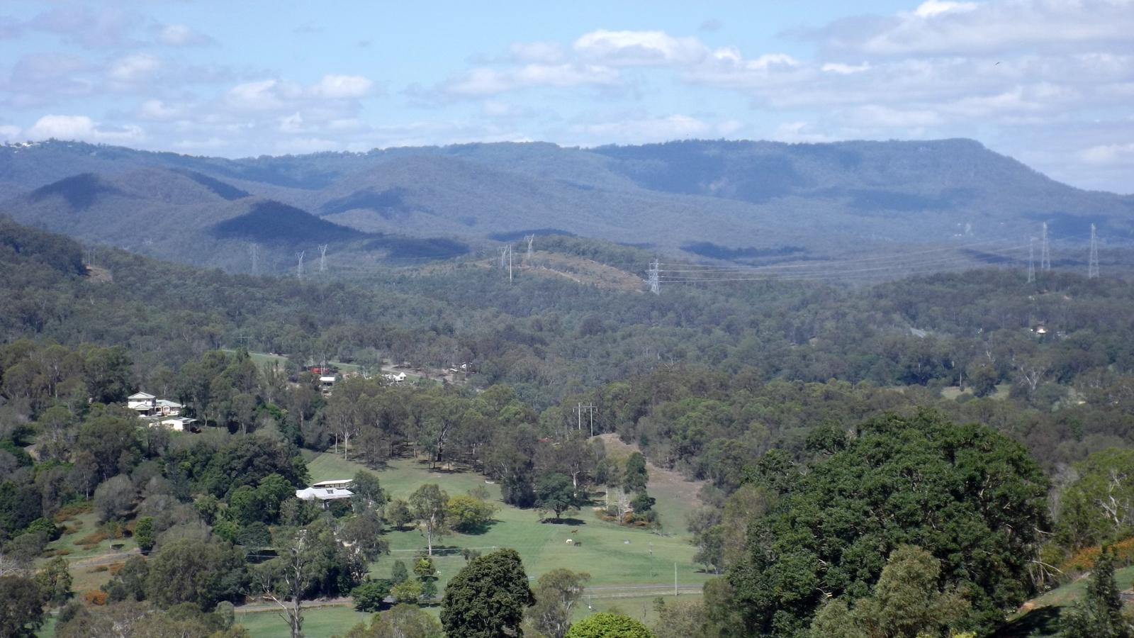 Rural view near Luscombe in the Gold Coast Hinterland